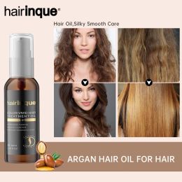 Treatments Hairinque Hair Oil Argan For Hair Silky Smooth Rosemary Oil Hair Serum Nourishes Dry Damaged Essential Oils Curly Hair Care 30ml