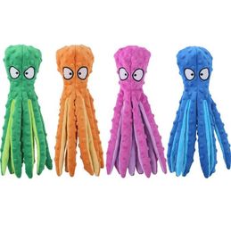 Bite Plush Toy Octopus Puzzle Skin Supplies Dog Sound Shell Cat Pet Imtbp