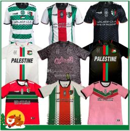 2024 2025 Palestine soccer jersey home away black white 24 25 CD Palestino custom name number football shirt top quality