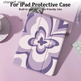 Tablet PC Cases Bags Butterfly Case Compatible With iPad 9.7-Inch (6th/5th Generation 2018/2017)Mini4/5 Air4/5 10.9inWith Pen HolderY240321Y240321