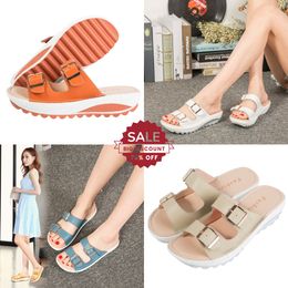 2024 Fashions double-breasted casual women's sandals wear casual shoes outside the home Sandals Slipper GAI Size 35-42