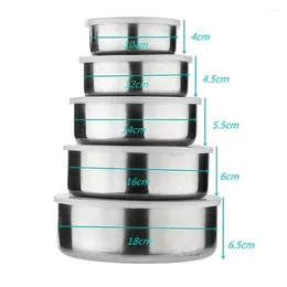 Storage Bottles Stainless Steel Food Box Leak-proof Lunch Container Containers Set With For Home