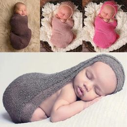 Blankets Baby Boy Swaddling Stretch 40 150CM Born Pography Props Accessories Children Shawl Infant Receiving Blanket Babies Clothes