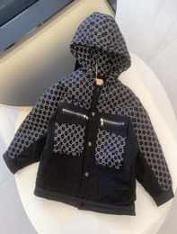 A199 New Baby Boys Jacket Autumn Winter Baby Boys Hooded Coat Children Clothing Warm Thick Jackets Baby Girls Boys Clothes Outerwe5401007
