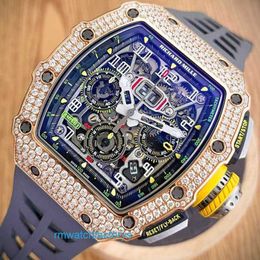 Famous Fancy Watch RM Wristwatch Series Rm11-03 18k Rose Gold Original Diamond Set