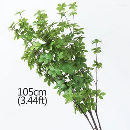 Decorative Flowers Aqumotic Artificial Green Big 1pc Home Simulation Wholesale Japanese Hanging Clock Soft Money Tree