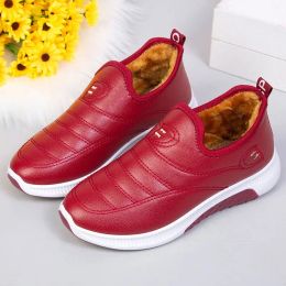 Boots Sexy Winter Snow Boots Women Shoes Mature Warm Plush Fur Ankle Boots Female Slip On Casual Shoes Waterproof Women's Sneakers