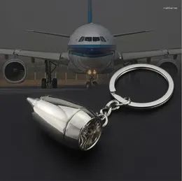 Keychains Engine Keychain Aircraft Shaped Tuning Men Women Keyring Pendent Accessories Key Chain