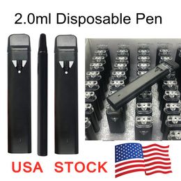 Rechargeable Disposable Vape Pens 2ml Pods Vaporizer E Cigarette 350mAh Battery Empty Starter Kit Snap on Caps USA STOCK Ceramic Coils Type-C for Thick Oil 400pcs