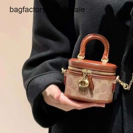 Counter High Quality Luxury Explosive Shoulder Fashion Bag New Trail Chain Crossbody Bag Classic Coating Old Flower Mini Box for Women Bag