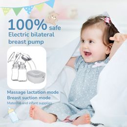 MY-371 bilateral electric breast pump, without BPA portable silent silicone breast pump, large capacity 150ml