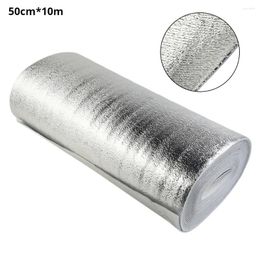 Window Stickers 5/10m Radiator Reflective Film Wall Thermal Insulation Aluminum-Foil Home Decoration