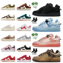 Forum 84 Low Bad Bunny 00s Designer Casual Shoes Women Mens Luxury Suede Upper Platform Sneakers Black Blue Tint Pink Green Gum Cream Leopard Brown Flat Trainers 36-45