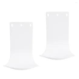 Liquid Soap Dispenser 2 Pcs Plastic Water Tray Foaming Drip Trays Wall-mounted Abs Household