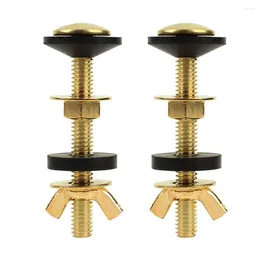 Toilet Seat Covers 2PCS Universal Tank To Bowl Bolt Kit Bolts Heavy Duty Fixed Installation Connection Lock Screws