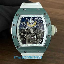 Exciting Exclusive Wristwatch RM Watch RM38-01 Series 42.7mm Manual Rare Dark Green Ceramic Rm3801 Tourbillon Limited