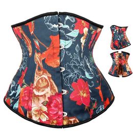 Slimming Belt Wholesale of floral dresses printed weight loss belts shaping upper bones tight fitting corsets waist womens clo 240322