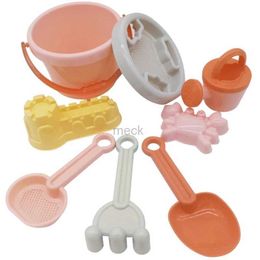 Sand Play Water Fun Pink-Beach Toys Children Set Baby Play Sand Toys Digging Tool Shovel Bucket Set 240321