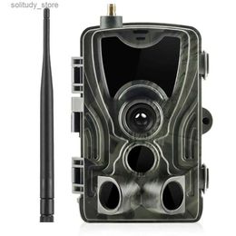 Hunting Trail Cameras Cellular mobile hunting camera 2G MMS P SMS GSM 20MP1080P infrared wireless night vision wildlife hunting trail camera HC801M Q240321