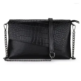 Shoulder Bags Alligator Women Crossbody Bag Cow Leather Handbags Korean Small Flap For Messenger