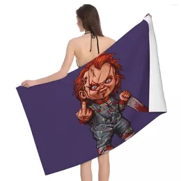 Towel Custom Quick Dry Microfiber Bath Beach Breathable Child's Play Horror Movie Sauna Shower Towels