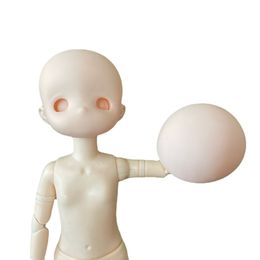 Dolls 14cm 3D Print Resin Cat Multi Joint Movable White Skin 1 8 Bjd Assemble Girls Dress Up Toy 230113