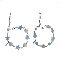 Charm Bracelets Elegant Resin Chain Bracelet Wrist Ornament With Delicate Beads Adornment For Women NM