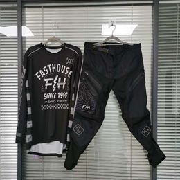 Motocross Team MX ATV and Pants Combination, Racing Off-road Pocket Sports Shirt Set, Dirt Bike Suit