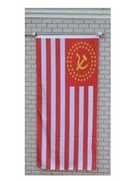 United Socialist States of America 50 Stars Flags 3039 x 5039ft 100D Polyester Fast Vivid Colour With Two Brass Grom8103265