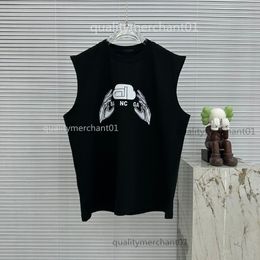 Men summer designer shirt breathable sleeveless Tank Top women Clothing France brand Clothing wholesalerluxury play man loose Vest tops tees jesus shirt Asian size