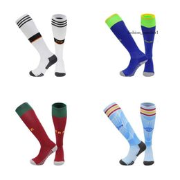 2022 2023 Sports Socks Brazil French Argentina Mexico Germanys Japan Englands Kane National Team Usas Soccer Adult Kids Socks Knee Thick Football 288