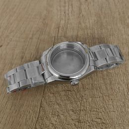 Watch accessories: 36mm R oyster shaped constant movement case with sapphire glass and a middle light band that can accommodate NH35/36 movement