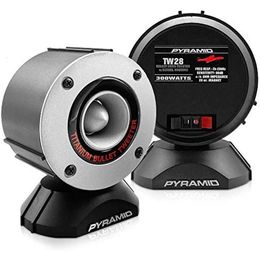 Pyramid 3.75" 300W LOUD Car Audio Aluminum Bullet Horn Tweeters, Pair | TW28