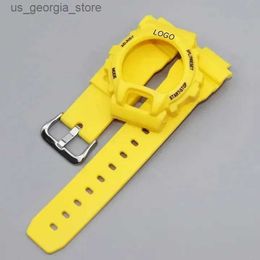 Watch Bands Resin Case + Strap For Casioak GW-6900A GLX-6900GB GLS-6900 Sile Cover For DW6900 DIY Accessories Screen Protector Y240321