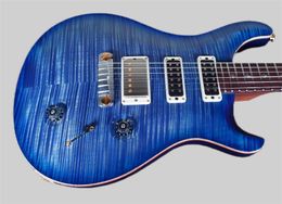 best china guitar wholesale custom 22 blue metallic burst electric guitar 2011 NEW OEM