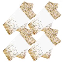 Table Cloth 4 Pcs Dot Tablecloth Wedding Cloths Decorative Party Plastic For Single-use The Holidays