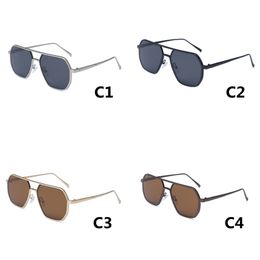 Fashion Polygon Sunglasses Metal Frame Men Women Designer Sun Glasses Sports Driving Glasses UV400 Protection Eyewear