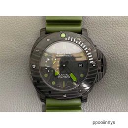 Watch Swiss Made Panerai Sports Watches PANERAISS Submersible Automatic Movement Size 47mm Imported Rubber Strap Waterproof mens movement fgt44 WN-PT3E