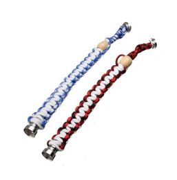 Smoking metal pipe Bracelet Stealth Stash Discreet for Click n Vape Tobacco Sneak a Toke pipes8011686