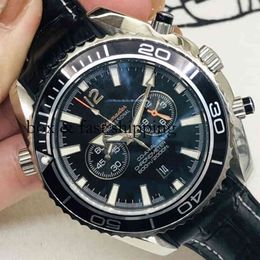 Chronograph SUPERCLONE Watch Watches Wrist Luxury Fashion Designer Five Needle Black Belt Japanese Movement Hw026 Mens montredelu 253