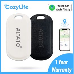 Control CozyLife Bluetooth GPS Locator Works With Apple Find My APP,Smart Tracker Antilost Device Mini Finder Global Positioning