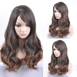 Fashion Chemical Fiber Lady Temperament Pear Flower Curl Long Personality Face Trimming Wave Head Wig