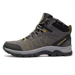 Fitness Shoes Velvet Very Warm Hiking Trails Gray Men Walking And Sneakers Sports 2024outdoor Snearkers Resell YDX2