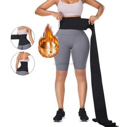 Slimming Belt Hot waist trainer with 3/4/5m shape abdominal control belt sauna weight loss belt fitness sweat shape suitable for fat burner 240321