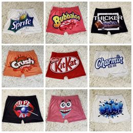 Women's Shorts Sexy Snack For Women Letters Print Sport Workout Booty Clubwear Homewear Gym