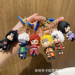 Cartoon Naruto Keychain Drip Glue Doll Exquisite Bag Hanging Accessories Naruto Keychain Gift