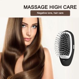 Irons Portable Ionic Hairbrush Electric Negative Ions Hair Comb High Quality Detangling Reduce Hair Loss Styling Tool Barber Accessori