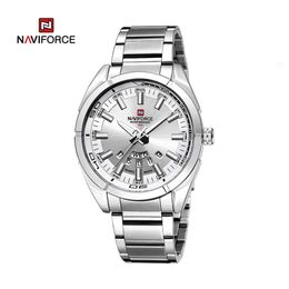 Brand Watches for Men NAVIFORCE Fashion Casual Stainless Steel Waterproof Clock Male Business Classic Quartz Wrist Watch