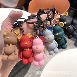 Violent bear soft rubber doll keychain internet celebrity car cartoon creative pendant accessories backpacks couples cute couples