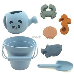 Sand Play Water Fun Kids Sand Beach Toys Castle Bucket Spade Shovel Rake Water Tools Set for Kids Toys Fun Animals Moulds Baby Bath Toy Kids Swim 240321